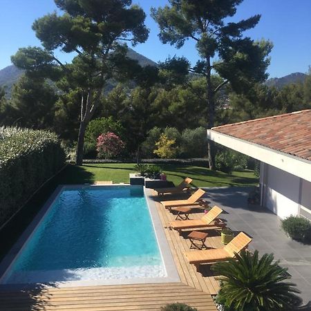 Chambre Luxe Dans Villa De Standing Avec Piscine, Acces Discret Et Independant, Terrasse Arboree Et Parking Prive La Valette-du-Var Ngoại thất bức ảnh