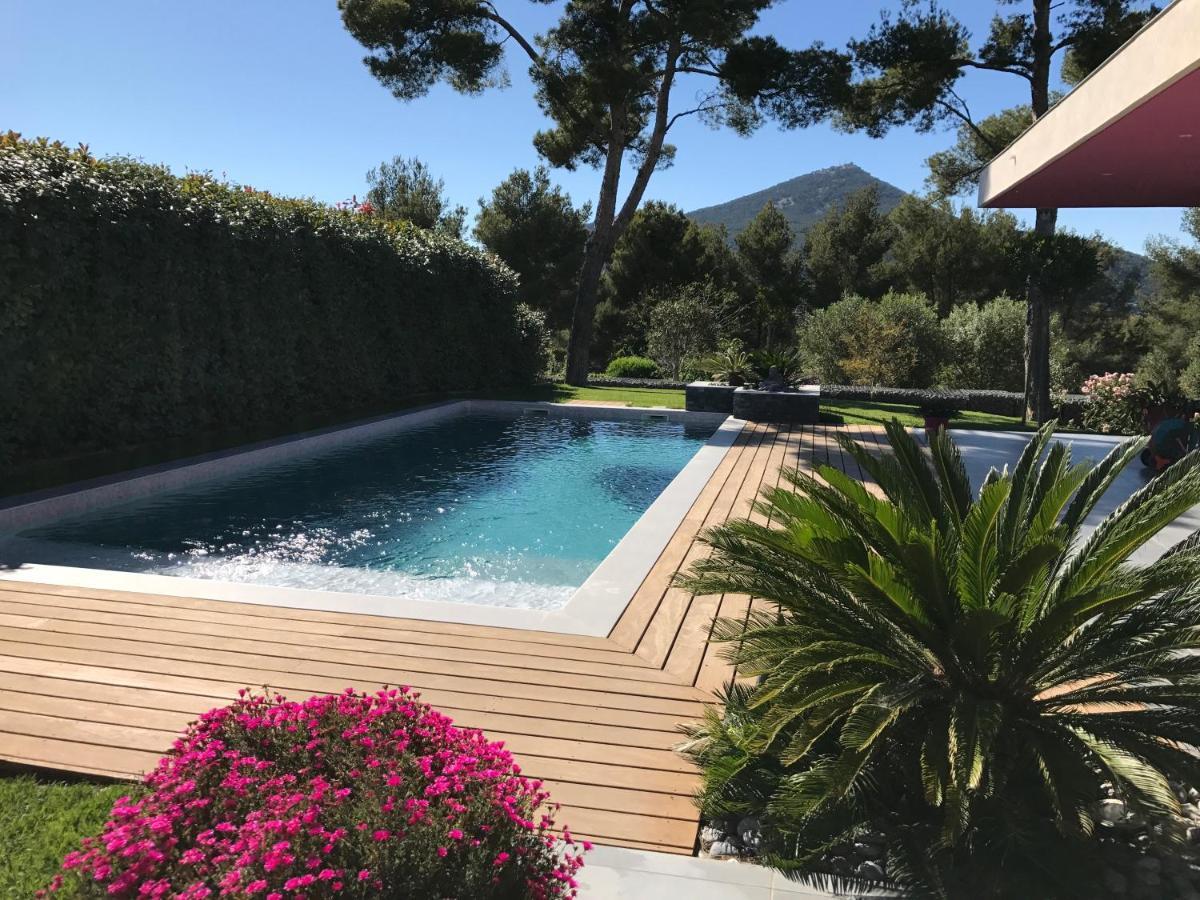 Chambre Luxe Dans Villa De Standing Avec Piscine, Acces Discret Et Independant, Terrasse Arboree Et Parking Prive La Valette-du-Var Ngoại thất bức ảnh