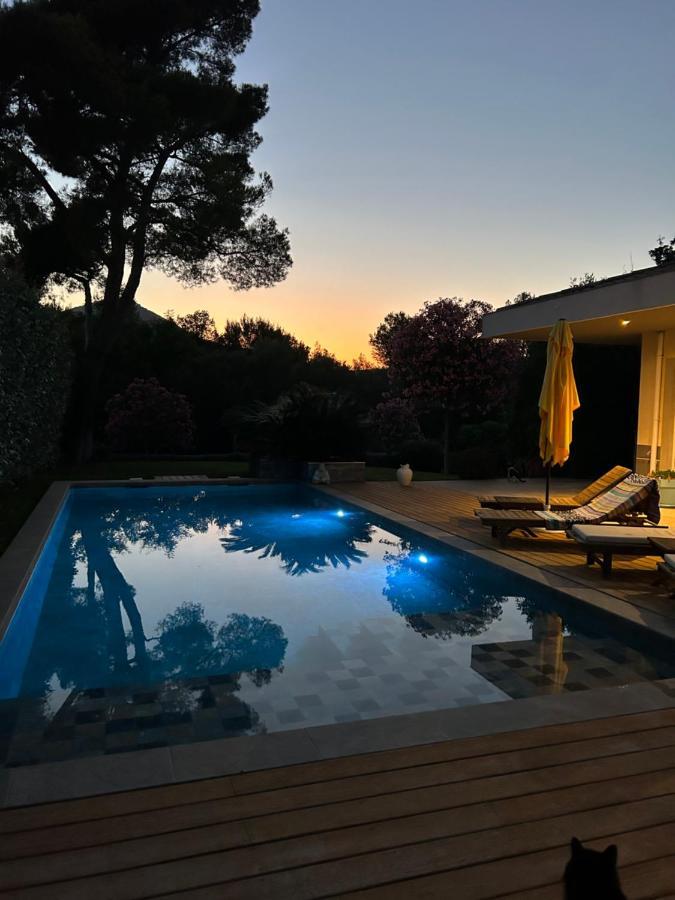 Chambre Luxe Dans Villa De Standing Avec Piscine, Acces Discret Et Independant, Terrasse Arboree Et Parking Prive La Valette-du-Var Ngoại thất bức ảnh